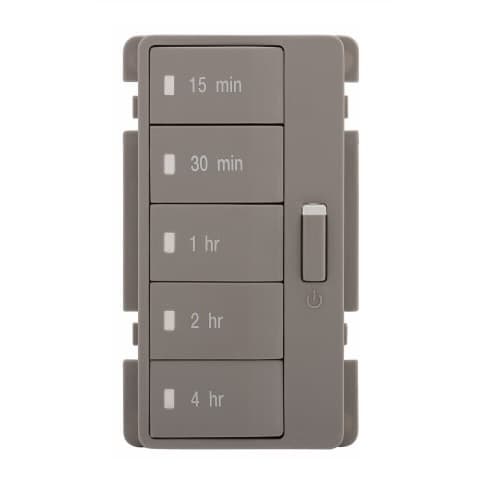 Eaton Wiring Faceplate Color Change Kit 5 for Hour Timer, Gray