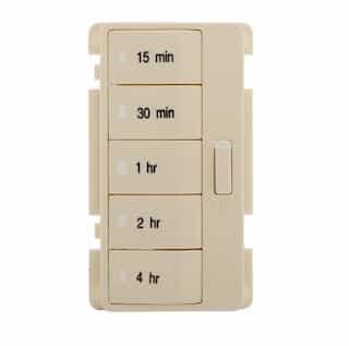 Eaton Wiring Faceplate Color Change Kit 5 for Hour Timer, Light Almond