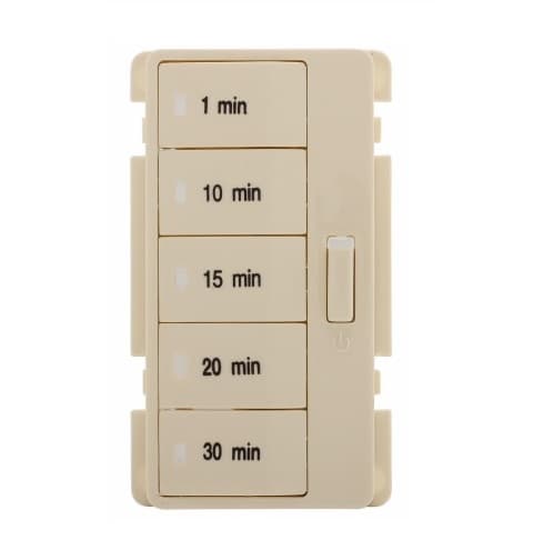 Eaton Wiring Faceplate Color Change Kit 5 for Minute Timer, Almond