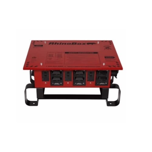 50 Amp RhinoBox Power Distribution Unit, 240V, Automatic Reset