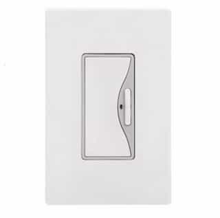 3-Way Dimmer Switch, Battery Operated, White Satin