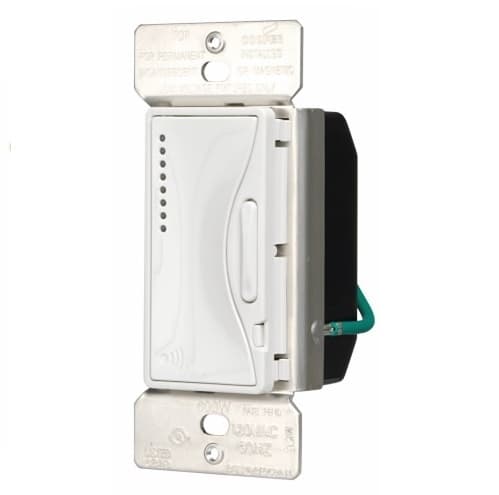 600W Dimmer Switch, Z-Wave, Wireless, Multi-Location, Alpine White