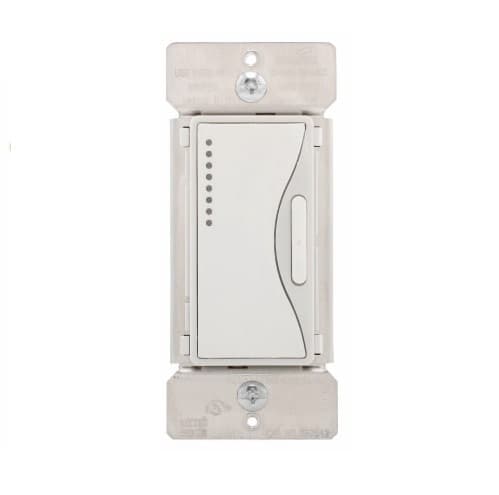 3-Way Z-Wave Dimmer w/ LED Light Display, Multi-Location, White Satin