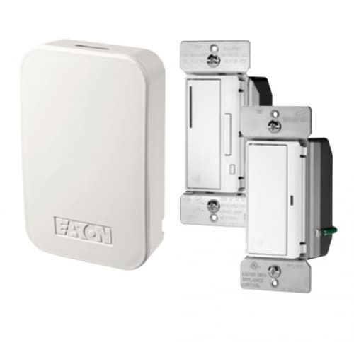 Eaton Wiring Home Automation Smart Hub Bundle w/Z-Wave Dimmer & Switch