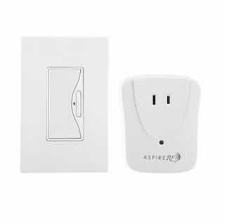 Anyplace Switch w/ Battery Operated Z-Wave Dimmer Module, White
