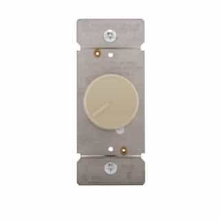 Eaton Wiring 600W Single-Pole Incandescent Rotary Dimmer, Ivory