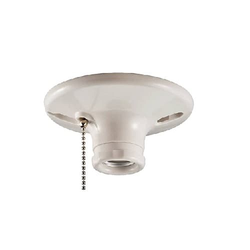 Ceiling Lamp Holder w/Pull Chain Switch