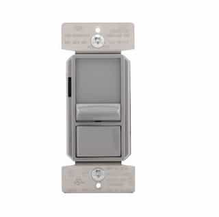 600W Slide Dimmer, No Neutral Required, 120V, Grey