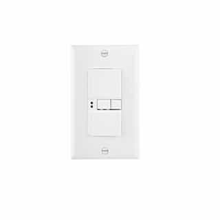 Eaton Wiring 20 Amp Self Test GFCI Receptacle w/Audible Alarm, Blank Face, White