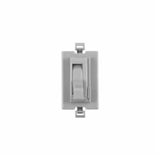 Eaton Wiring Color Change Faceplate for Toggle AL Series Dimmer, Gray