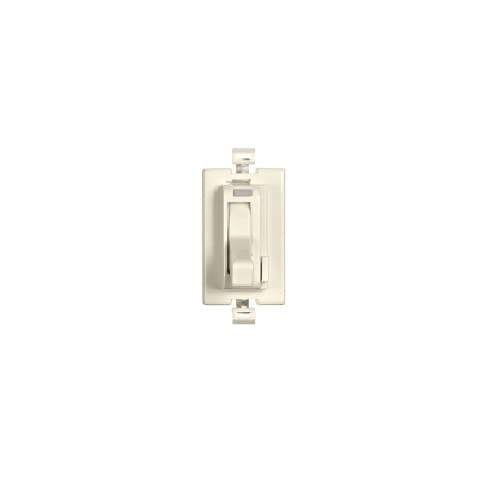Color Change Faceplate for Toggle AL Series Dimmer, Light Almond