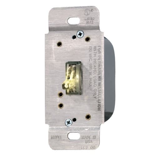 Eaton Wiring 600W Toggle Dimmer Switch, 3-Way, 120V, Light Almond