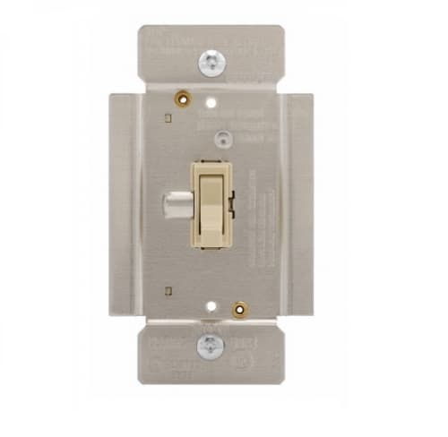 1000W Toggle Dimmer, Non-Preset, Single Pole, Ivory