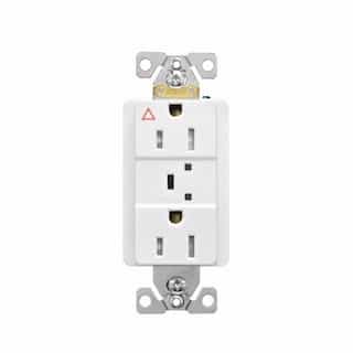 Eaton Wiring 15 Amp Surge Protection Receptacle, Commercial Grade, White