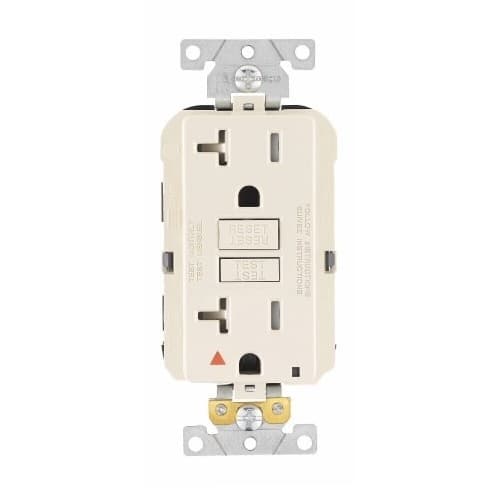 Eaton Wiring 15 Amp TR Isolated Ground GFCI Duplex Receptacle, #14-10, 125V, Gray