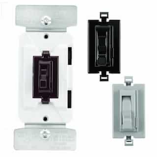 Universal Toggle Dimmer w/ Brown, Gray and Black Almond Presets