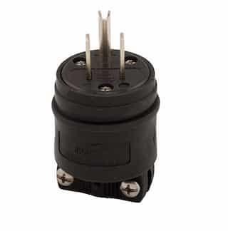 Eaton Wiring 15 Amp Electric Plug, 2-Pole, 125V, Black