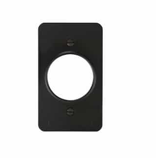 Non-Metallic Outlet Box, Portable, 1.56",Single, Black