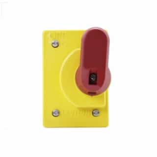 Watertight Toggle Switch Cover, Yellow