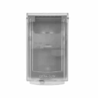 While-In-Use WP Low Prof Extra-Duty Cover, 1G, Vertical Mount, CR