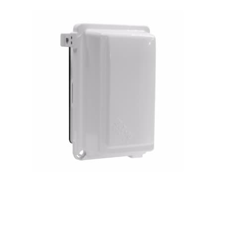 Eaton Wiring 1-Gang In Use Cover, Standard, Polycarbonate, White