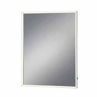 32x24 18W Rectangular Edge-Lit LED Mirror, 2010 lm, 120V, 3000K/4000K