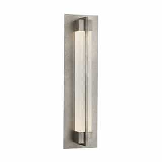 10W Pari Outdoor Wall Sconce, 800 lm, 120V, 3000K, Silver
