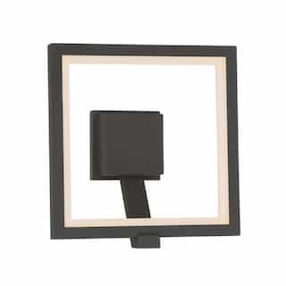 13W Square Outdoor Wall Mount, 750 lm, 100V-277V, 3000K, Gray
