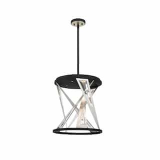 Eurofase 16-in 24W Round Chandelier, Dimmable, 1920 lm, 120V, 3000K, BLK
