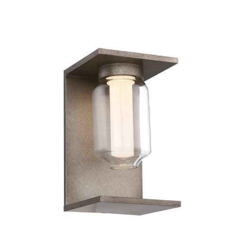 9.5-in 5W LED Outdoor Wall Sconce, Dim, 350 lm, 120V, 3000K