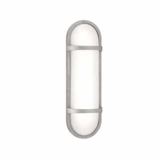 19-in 18W LED Outdoor Wall Sconce, Dim, 1000 lm, 120V, 3000K