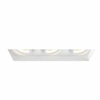 4-in 2.5W LED Step Light, Dimmable, 15 lm, 120V, 3000K, Brushed Nickel