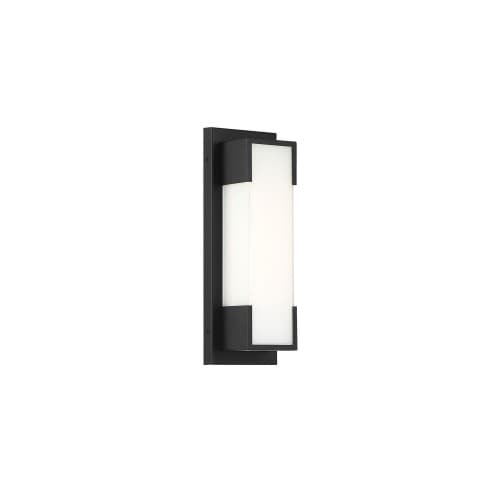 14-in 15W LED Wall Sconce, Dim, 850 lm, 120V, 3000K, Black