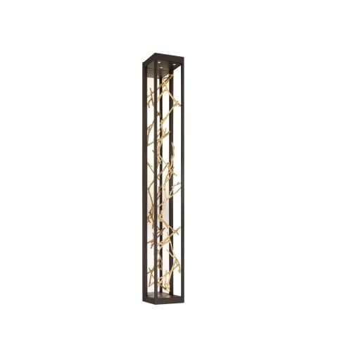 48-in 36W LED Wall Sconce, Dimmable, 2850 lm, 120V, 3000K, Bronze