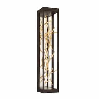Eurofase 30-in 24W LED Wall Sconce, Dimmable, 1920 lm, 120V, 3000K, Bronze