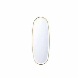 47.25-in 26W LED Mirror, Dim, 3200 lm, 120V, CCT Select, Gold