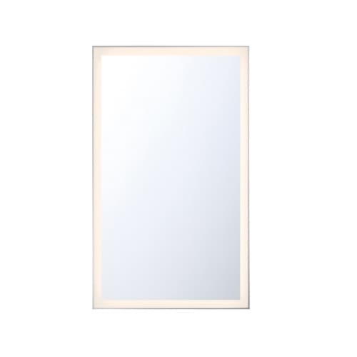 54-in 78W LED Mirror, Dim, 4600 lm, 120V, CCT Select, Aluminum