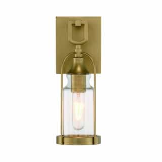 13-in 360W Wall Sconce, Dimmable, 1-Light, 120V, Gold