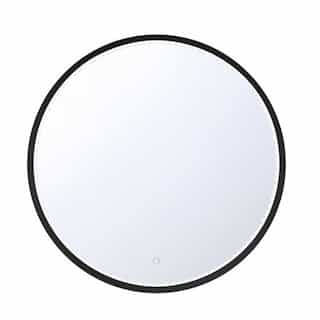 30-in 38W LED Mirror, Dim, 120V, 2029 lm, CCT Selectable, Black