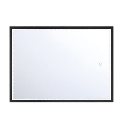 22-in 42W LED Mirror, Dim, 120V, 2380 lm, CCT Selectable, Black
