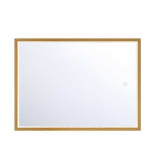 Eurofase 22-in 42W LED Mirror, Dim, 120V, 2380 lm, CCT Selectable, Gold