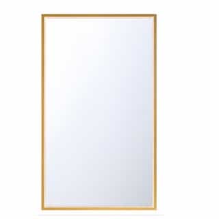 Eurofase 54-in 71W LED Mirror, Dim, 120V, 3470 lm, CCT Selectable, Gold