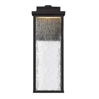 Eurofase 16-in 12W LED Outdoor Wall Sconce, Dim 120V, 500 lm, 3000K, Black
