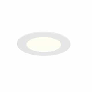 4-in 12W Midway LED w/ Trim, Round, 799 lm, 120V, Selectable CCT, WHT