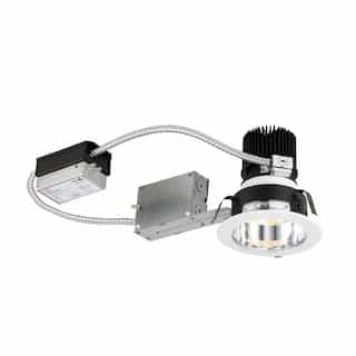 4-in 25W LED Downlight, Remodel, Dim, 120V, 2000 lm, CCT Select