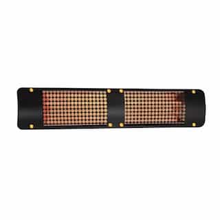 39-in Decorative Cover for Infrared Heater, B7, Black