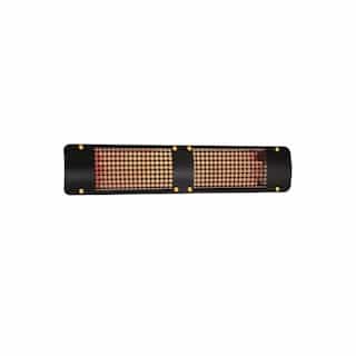 6000W Infrared Heater w/ B7 Plate, Double, 8.3A, 480V, Black
