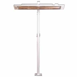 8-ft Pole Mount for 6000W Infrared Heater, Single, White