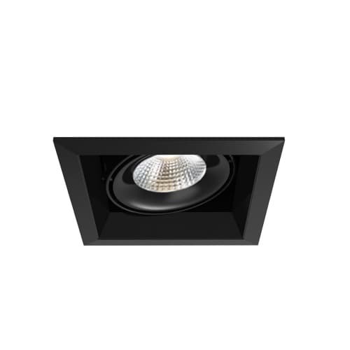 7-in 26W LED Recessed Downlight, Wide, Dim, 120V, 2500 lm, 3500K, BLK