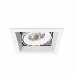 7-in 26W LED Recessed Downlight, Flood, Dim, 120V, 2500 lm, 4000K, WH